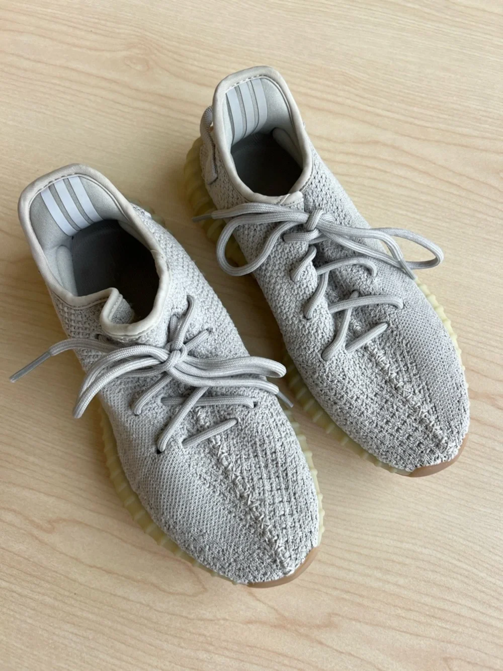 YEEZY x Adidas 350 V2 sesame sneakers neutral modern futuristic streetwear 6.5 - Picture 4 of 12